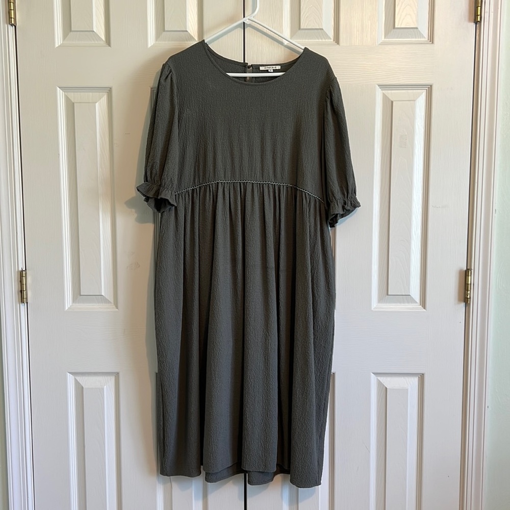 Babydoll dress- Sage Green